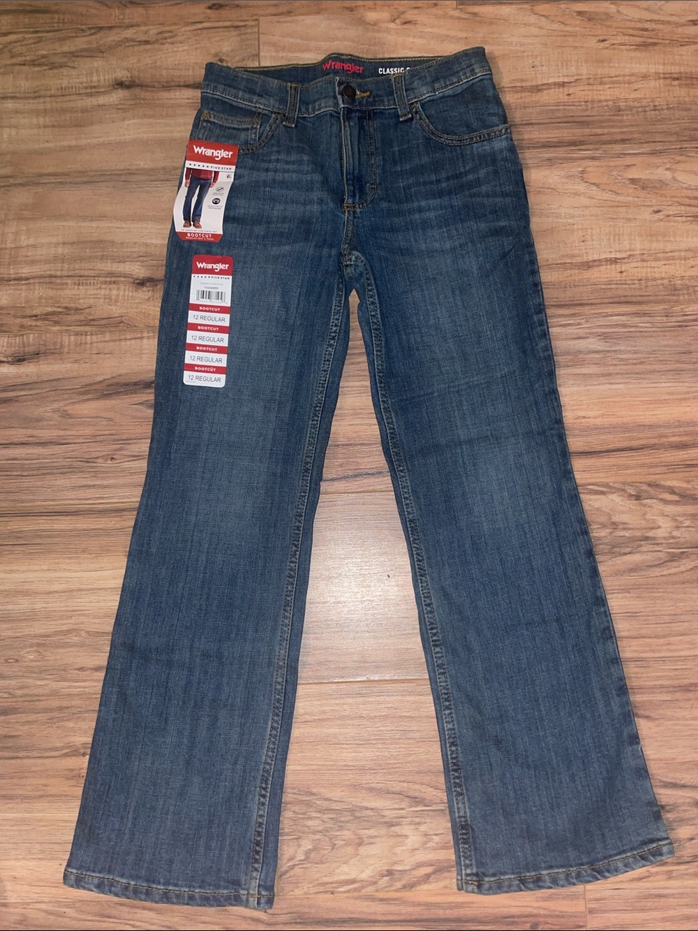 Wrangler Blue Straight Leg Jeans